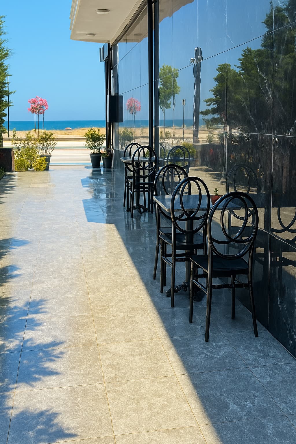 Karasu denize sıfır otel giris